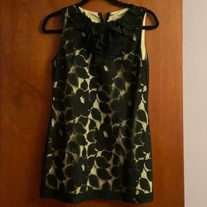 Short floral lace appliqué dress